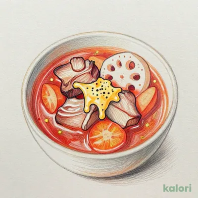 豚肉と3種根菜のトマトストロガノフ（R）