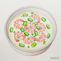駿河湾産桜海老とそら豆のクリームスープ(R)