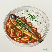 女川産さんまのキーマカレー