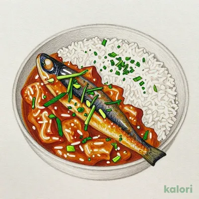 女川産さんまのキーマカレー