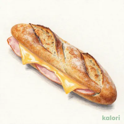 ハム＆ゴーダチーズ　スターバックス　バゲットサンド