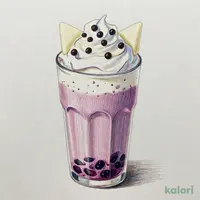 ブラックベリーヨーグルトフラペチーノ® 白耳 ver. チョコレートチップ追加（Tall・ブレベ）