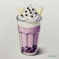 ブラックベリーヨーグルトフラペチーノ® 白耳 ver. チョコレートチップ追加（Tall・低脂肪乳）