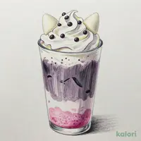 ブラックベリーヨーグルトフラペチーノ® 白耳 ver. チョコレートチップ追加（Tall・豆乳）