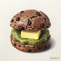 抹茶あんバター　チョコスコーンサンド