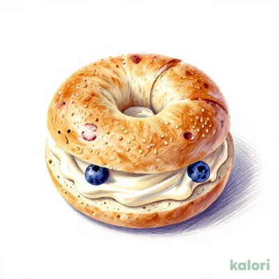 Blueberry Bagel Sandwich
