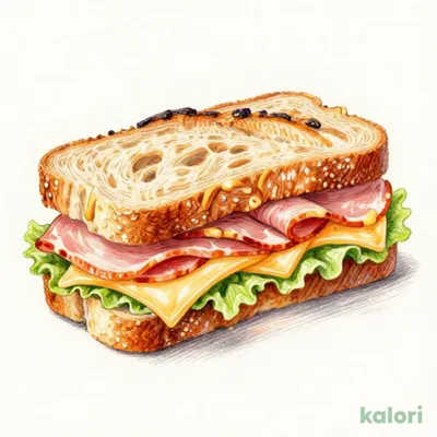 Ham & Cheese Stone Oven Campagne Sandwich