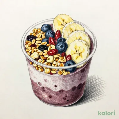 Acai Berry Yogurt and Granola