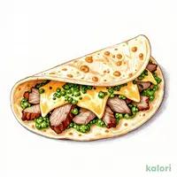 バジルポーク ホットトルティーヤ
