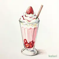 My フルーツ3 フラペチーノ® ストロベリー(Tall・アーモンドミルク)