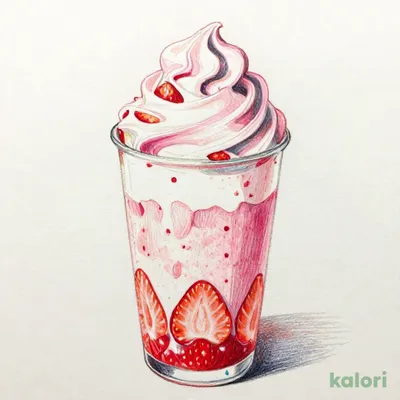 My Fruits 3 Frappuccino, Strawberry (Tall, Breve)
