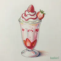 My フルーツ3 フラペチーノ® ストロベリー(Tall・豆乳)