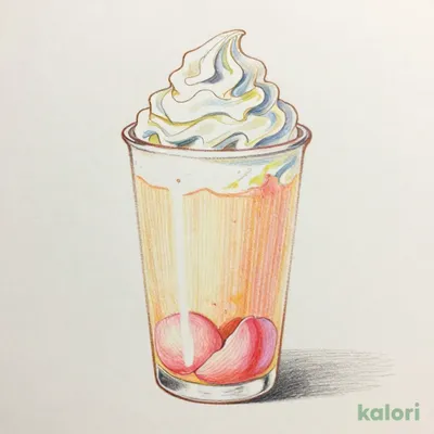 My フルーツ³ フラペチーノ® 完熟白桃（Tall・アーモンドミルク）