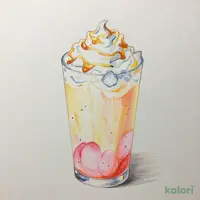My フルーツ³ フラペチーノ® 完熟白桃（Tall・ブレベ）