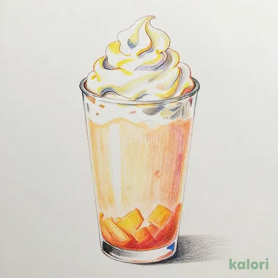 My フルーツ³ フラペチーノ® 完熟白桃（Tall・低脂肪乳）