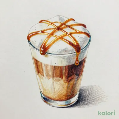 Caramel Macchiato, Hot (Venti, Low-Fat Milk)