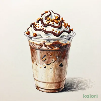 クランチー アーモンド チョコレート フラペチーノ®（Grande・オーツミルク）