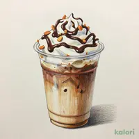 クランチー アーモンド チョコレート フラペチーノ®(Grande・低脂肪乳)