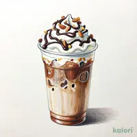 クランチー アーモンド チョコレート フラペチーノ®(Grande・無脂肪乳)