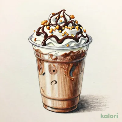 クランチー アーモンド チョコレート フラペチーノ®（Short・オーツミルク）