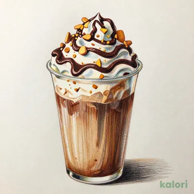 クランチー アーモンド チョコレート フラペチーノ®（Short・ミルク）
