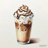 クランチー アーモンド チョコレート フラペチーノ®（Short・低脂肪乳）