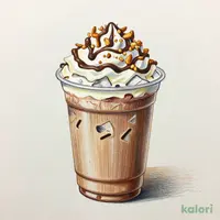 Crunchy Almond Chocolate Frappuccino (Tall, Oat Milk)