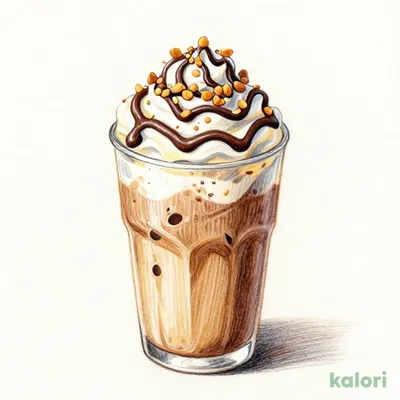 クランチー アーモンド チョコレート フラペチーノ®（Tall・ミルク）