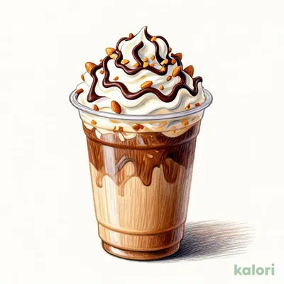 クランチー アーモンド チョコレート フラペチーノ®（Tall・低脂肪乳）