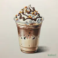 Crunchy Almond Chocolate Frappuccino (Tall, Soy Milk)