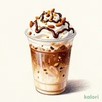 Crunchy Almond Chocolate Frappuccino (Venti, Almond Milk)