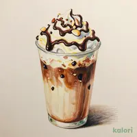 クランチー アーモンド チョコレート フラペチーノ®(Venti・オーツミルク)