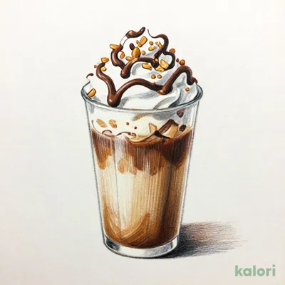 クランチー アーモンド チョコレート フラペチーノ®（Venti・ミルク）