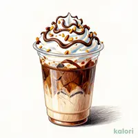 クランチー アーモンド チョコレート フラペチーノ®（Venti・低脂肪乳）