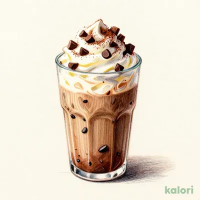 Dark Mocha Chip Frappuccino (Short, Low-Fat Milk)