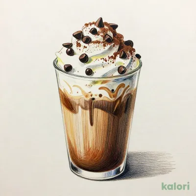 ダーク モカ チップ フラペチーノ®（Venti・無脂肪乳）