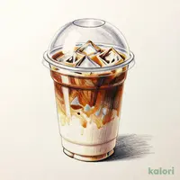 Decaf Starbucks Latte (Iced, Venti, Low-Fat Milk)