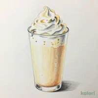 Vanilla Cream Frappuccino, Short, Low-Fat Milk