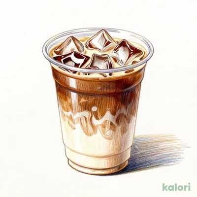 Iced White Chocolate & Espresso (Short, Soy Milk)