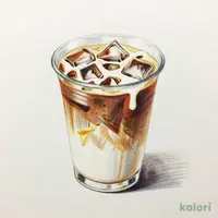 Iced White Mocha (Short, Low-Fat Milk)