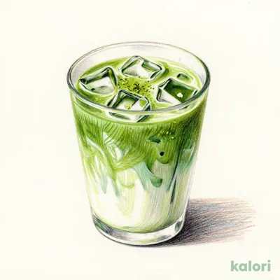 Matcha Tea Latte (Iced, Tall, Almond Milk)