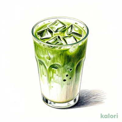 Matcha Tea Latte (Iced, Venti, Almond Milk)
