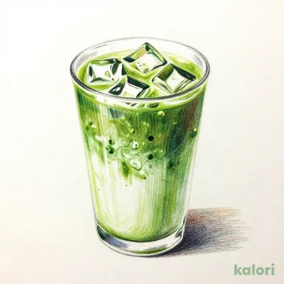Matcha Tea Latte (Iced, Venti, Low-Fat Milk)