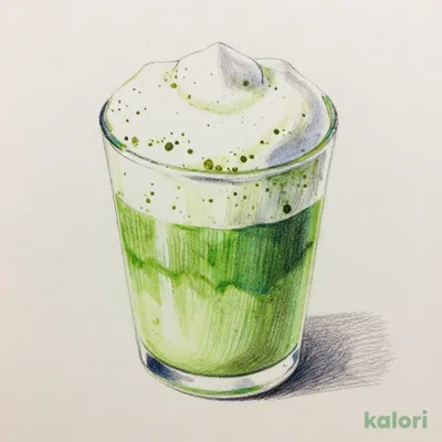抹茶 ティー ラテ（ホット）（Grande・アーモンドミルク）