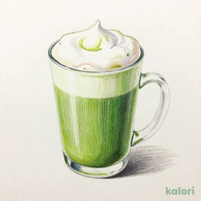 Matcha Tea Latte (Hot, Short, Low-Fat Milk)