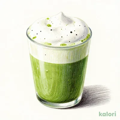 Matcha Tea Latte (Hot, Tall, Non-Fat Milk)
