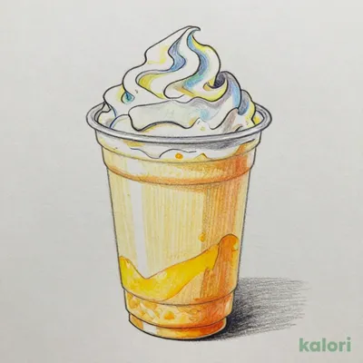 Mango Tropical Cream Frappuccino (Tall, Low-Fat Milk)