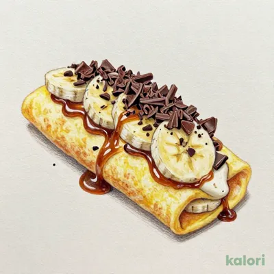 Banana & Caramel Omelet