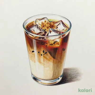 Okinawa Brown Sugar Iced Milk Tea (Tall, Non-Fat Milk)