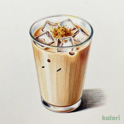 Okinawa Ma-san Brown Sugar Iced Milk Tea (Venti, Non-Fat Milk)